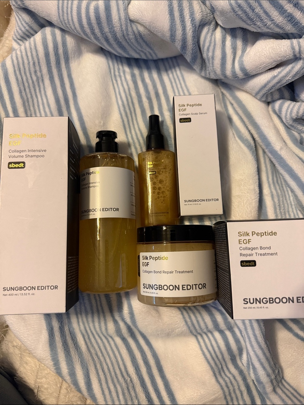 Sungboon Editor Silk Peptide EGF Collagen Bond Repair Treatment - Gold